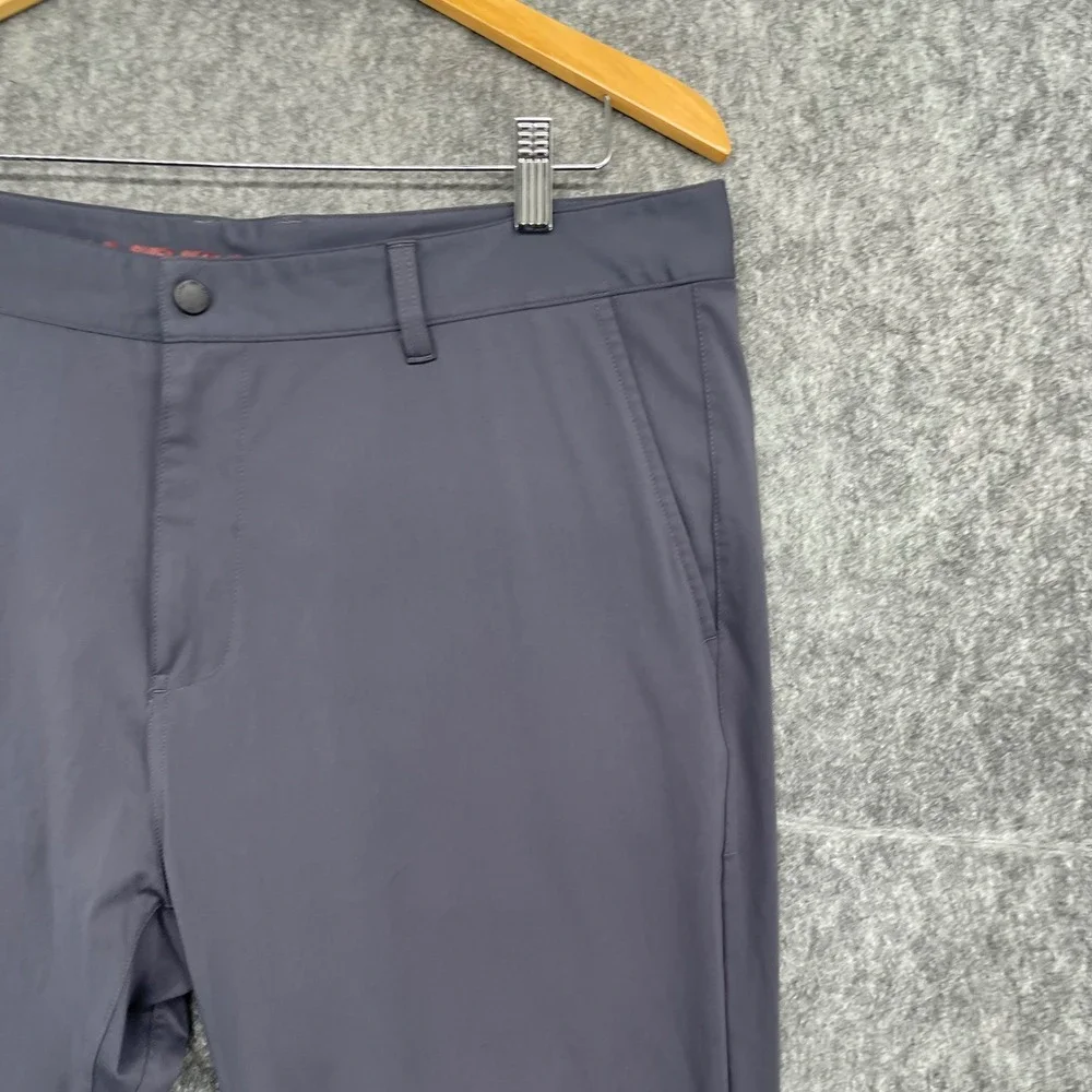 Rhone Pants Mens 38 Gray Tapered Fit Technical Stretch Performance Commuter